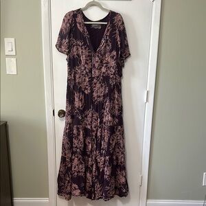 Somerset Purple Floral Dress-Chiffon Edition